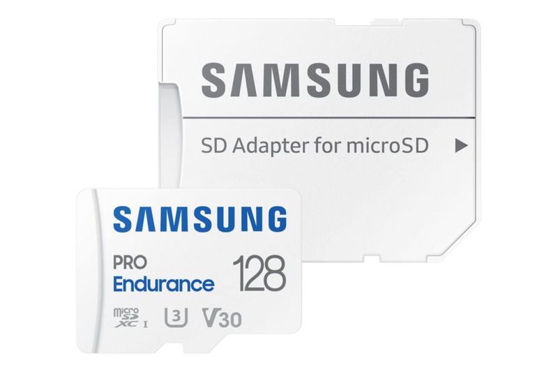 Tarjeta de memoria SAMSUNG PRO Endurance 128GB microSDXC con adaptador