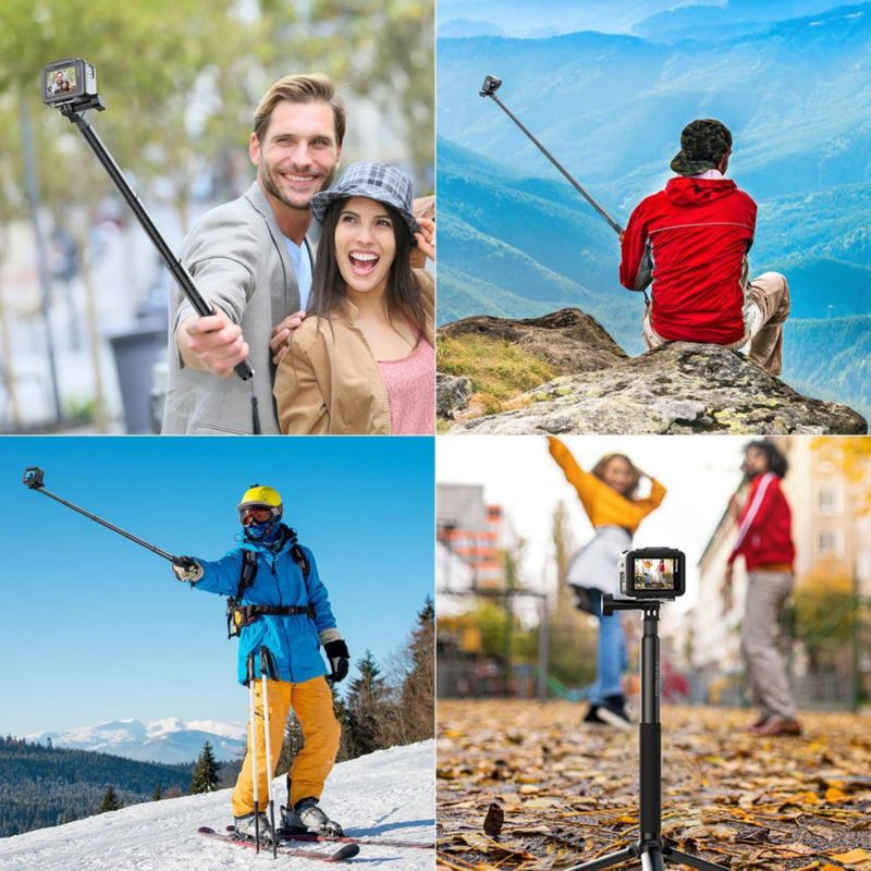 Accesorios para cámaras de acción AKASO Selfie Stick con trípode