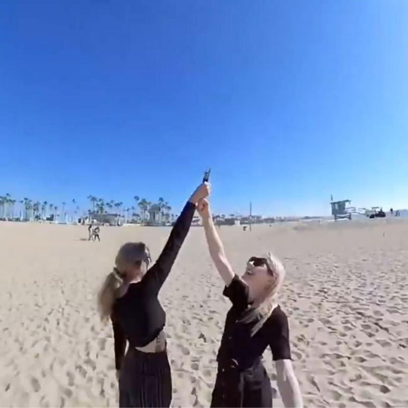 Trípode SALYMECONY Bullet Time Handle para cámaras insta360