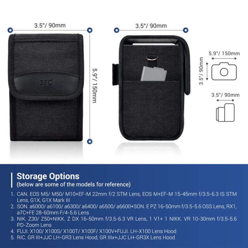 Funda de cámara JJC de viaje para Sony A6700 A6000