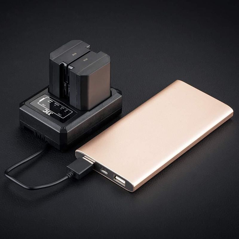 Cargador de batería JJC NP-FZ100 USB de doble ranura para cámaras Sony