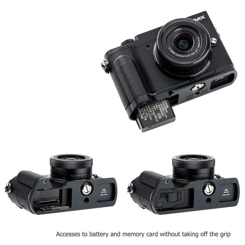 Empuñadura JJC DMW-HGR2 de metal macizo para Panasonic GX85 GX9