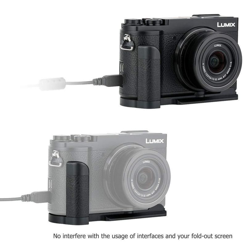 Empuñadura JJC DMW-HGR2 de metal macizo para Panasonic GX85 GX9