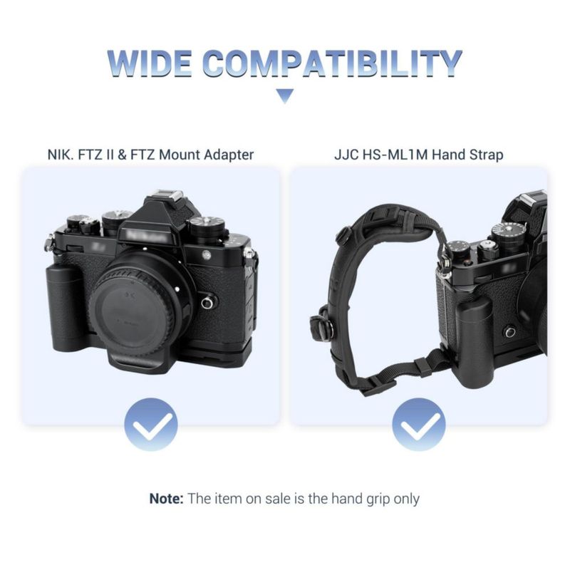 Soporte Hand Grip Secure Handle L para cámara Nikon Zf JJC