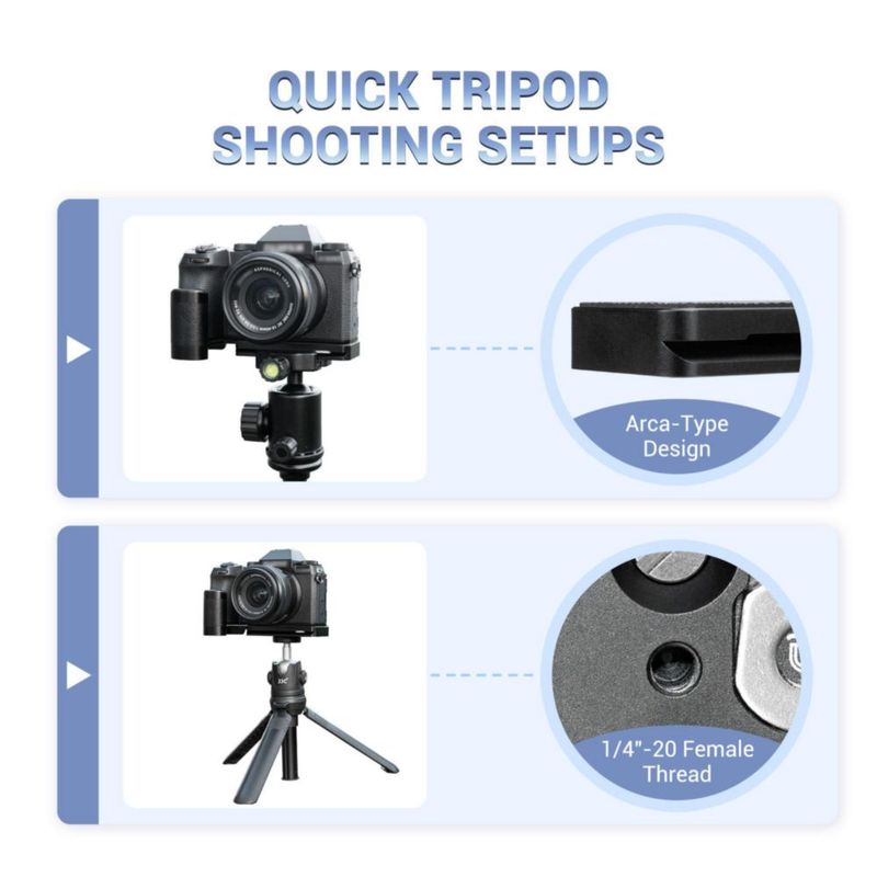 Soporte Hand Grip Secure Handle L para cámara Fujifilm X-S20