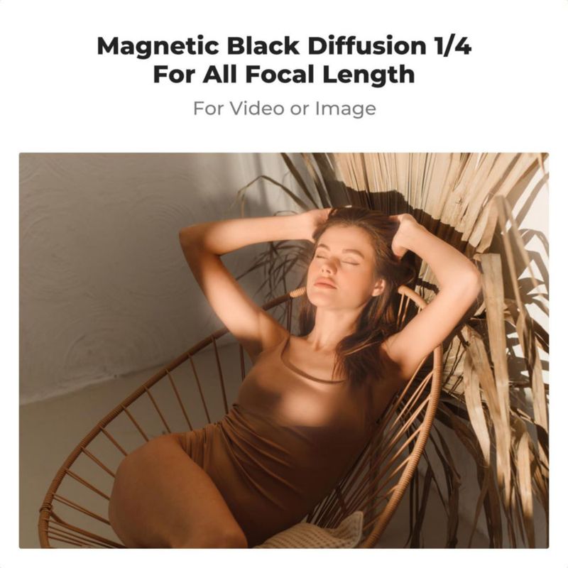 Filtro magnético K&F CONCEPT Black Difusion 1/4 Mist 77 mm