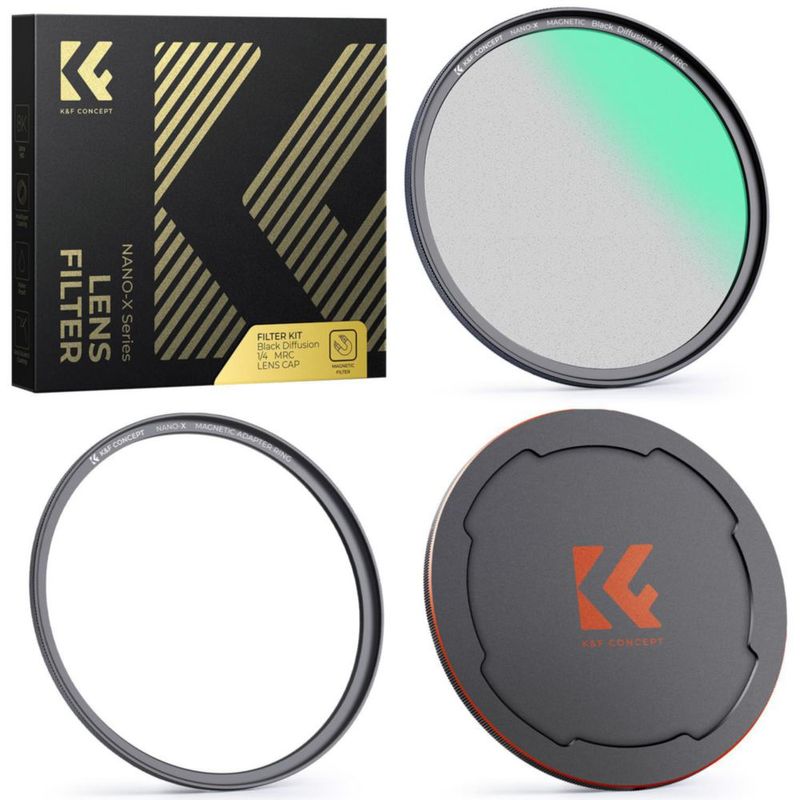 Filtro magnético K&F CONCEPT Black Difusion 1/4 Mist 77 mm