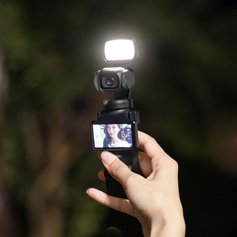 Miniluz LED magnética JJC para DJI Osmo Pocket 3 Creator Combo 3000 K/4500 K/6500 K CRI 95+ brill