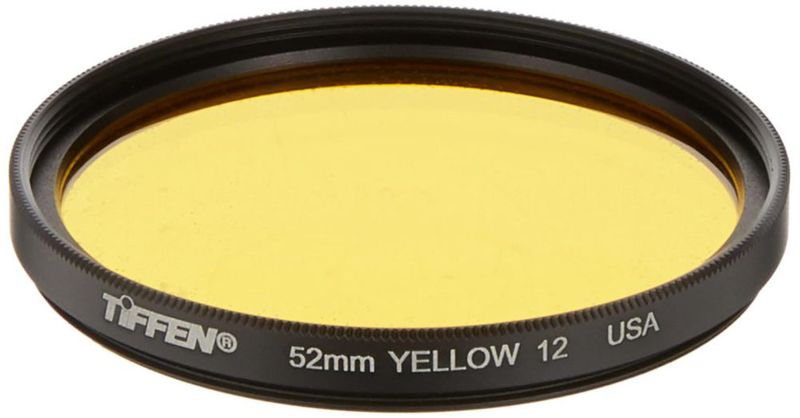 Filtro Tiffen 52 mm 12 (amarillo) para astrofotografía