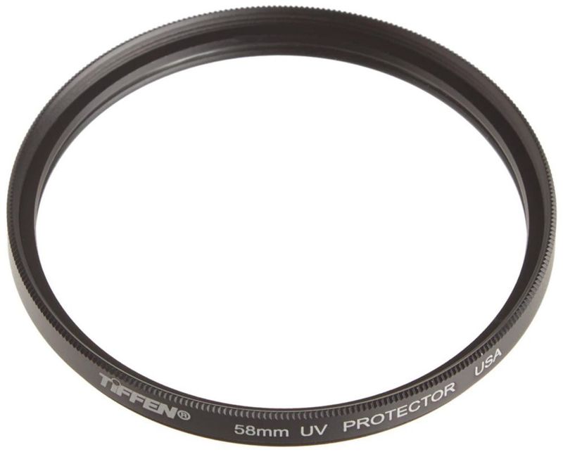 Filtro de protección UV Tiffen 58UVP Slim 58mm para lente de cámara