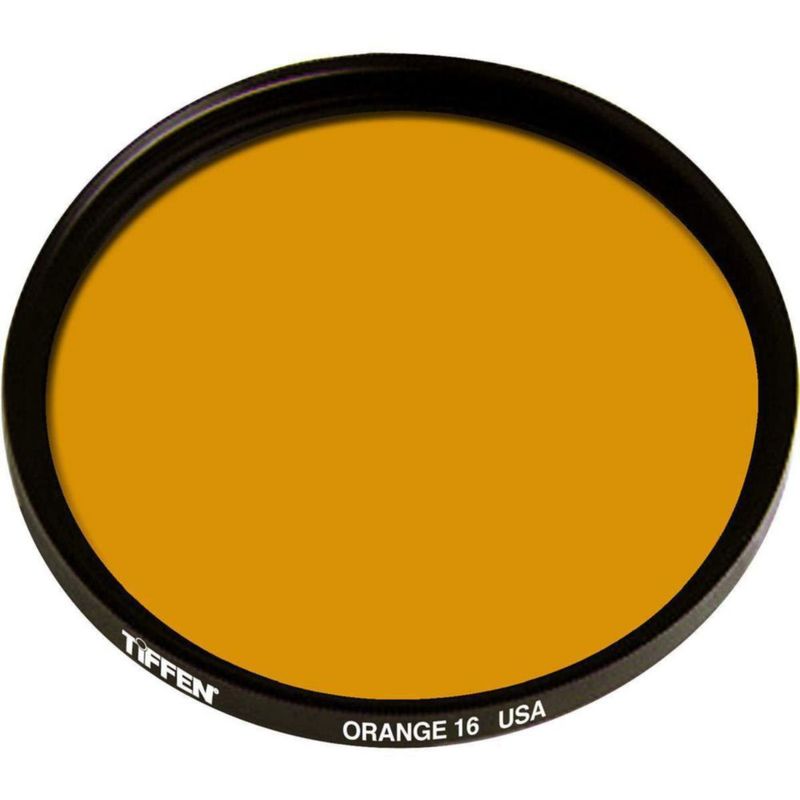 Filtro Tiffen 82 mm 16 naranja para fotografía en blanco y negro
