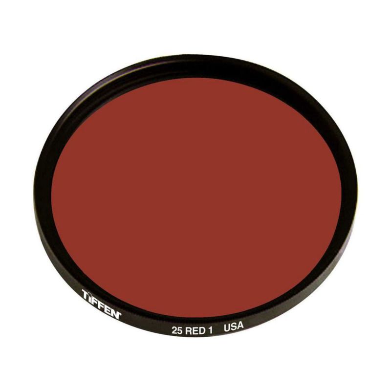 Filtro Tiffen 46 mm 25 (rojo) para imágenes en blanco y negro