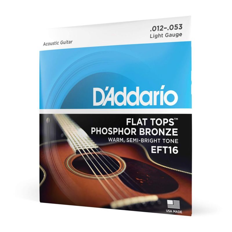 Cuerdas para guitarra D'Addario Acoustic Flat Tops Phosphor Bronze