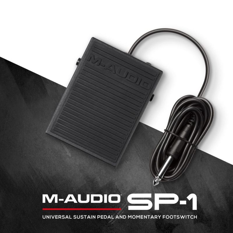 Pedal de Sustain Universal M-AUDIO SP-1 para Teclados MIDI