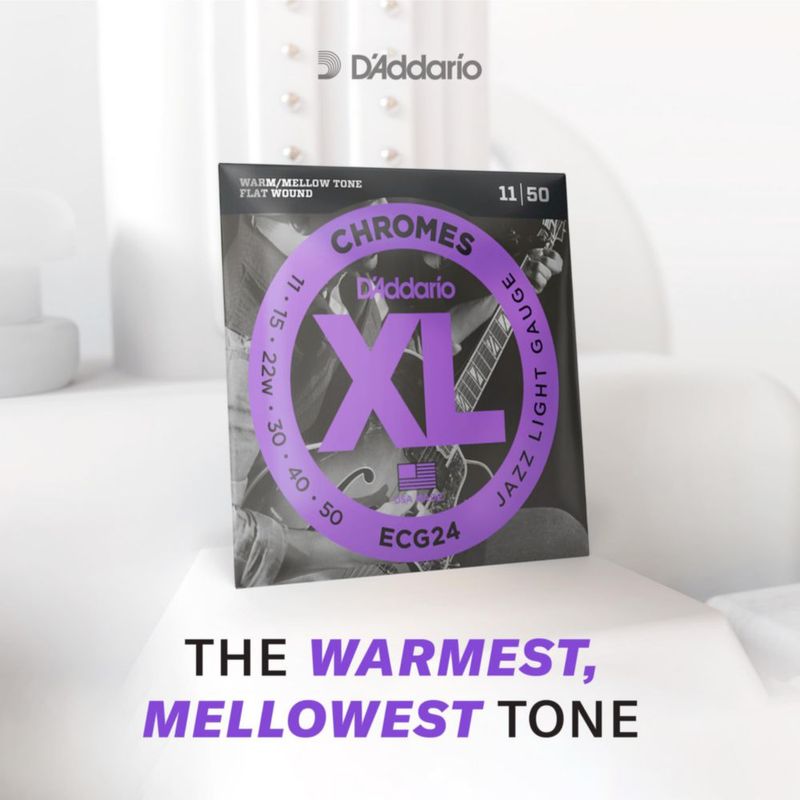 Cuerdas para guitarra eléctrica D'Addario 4 XL Chromes Light 12-52