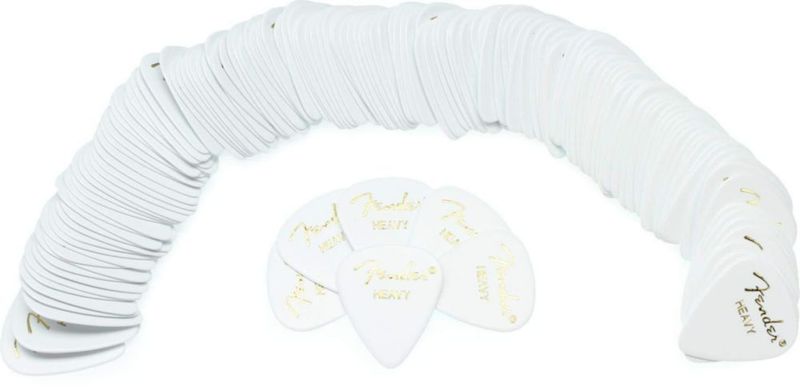 Púas Fender 351 Shape Classic Heavy (paquete de 144) para guitarra
