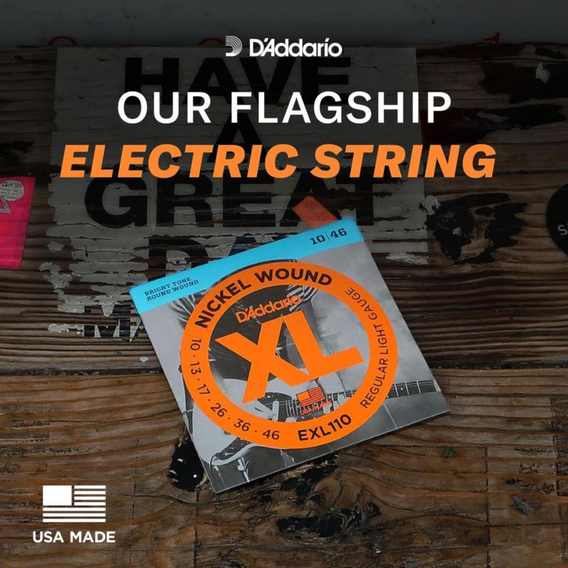 Cuerdas para guitarra D'Addario XL Nickel Electric EXL115-10P paquete de 10