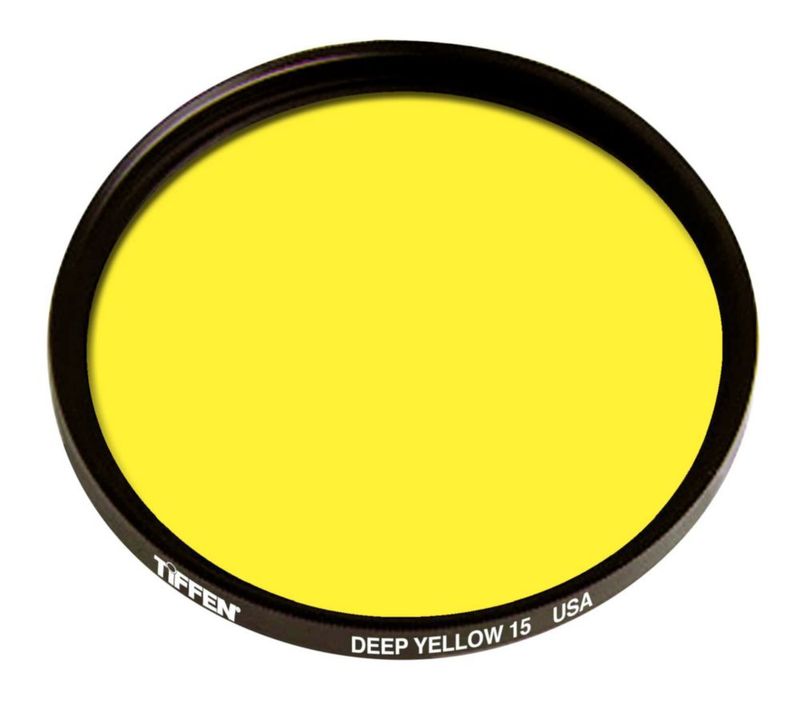 Filtro de lente de cámara Tiffen 43DY15 Deep Yellow 15 43mm