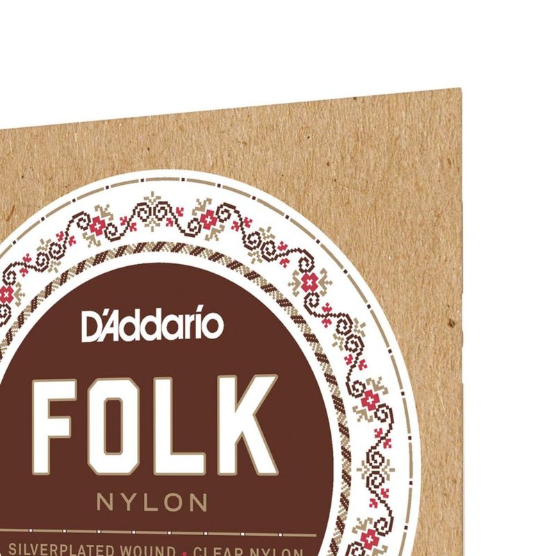 Cuerdas para guitarra D'Addario Classic Folk Nylon con extremo esférico EJ32