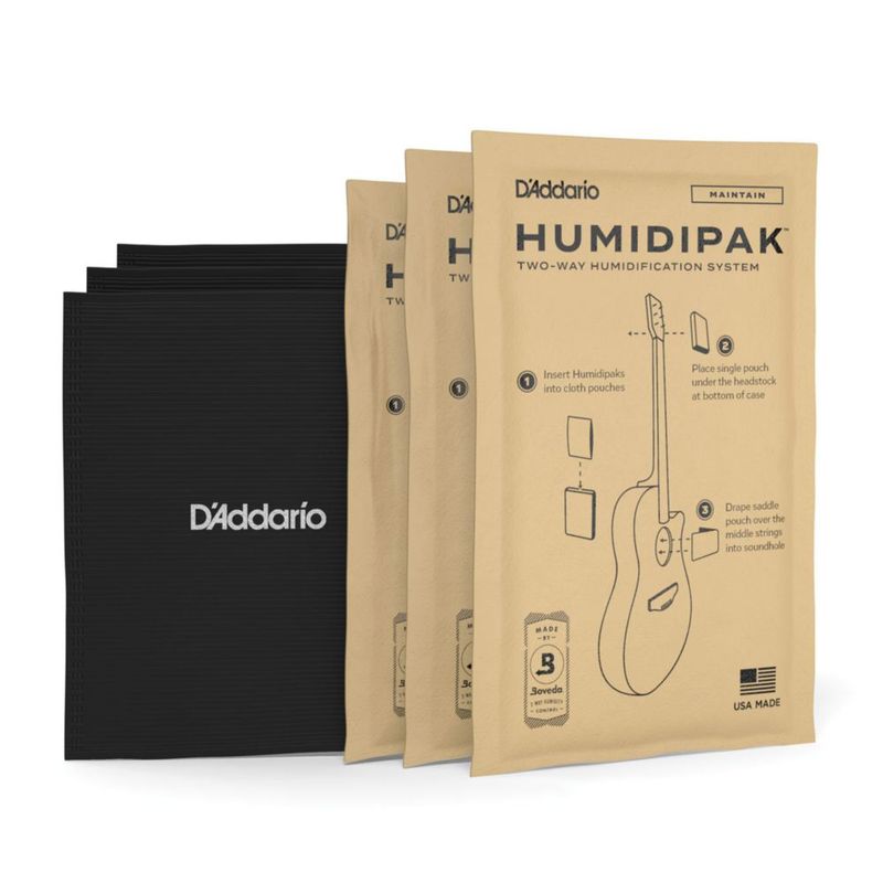 Kit de mantenimiento del sistema humidificador para guitarra D'Addario Humidipak
