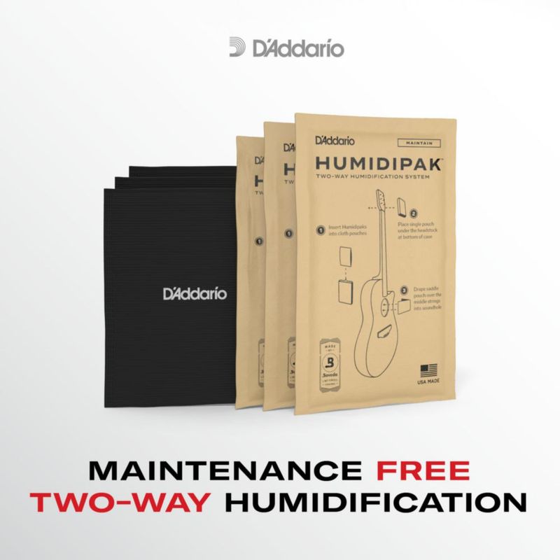 Kit de mantenimiento del sistema humidificador para guitarra D'Addario Humidipak