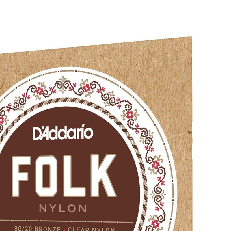 Cuerdas para guitarra D'Addario Classic Folk Nylon Ball-end EJ33