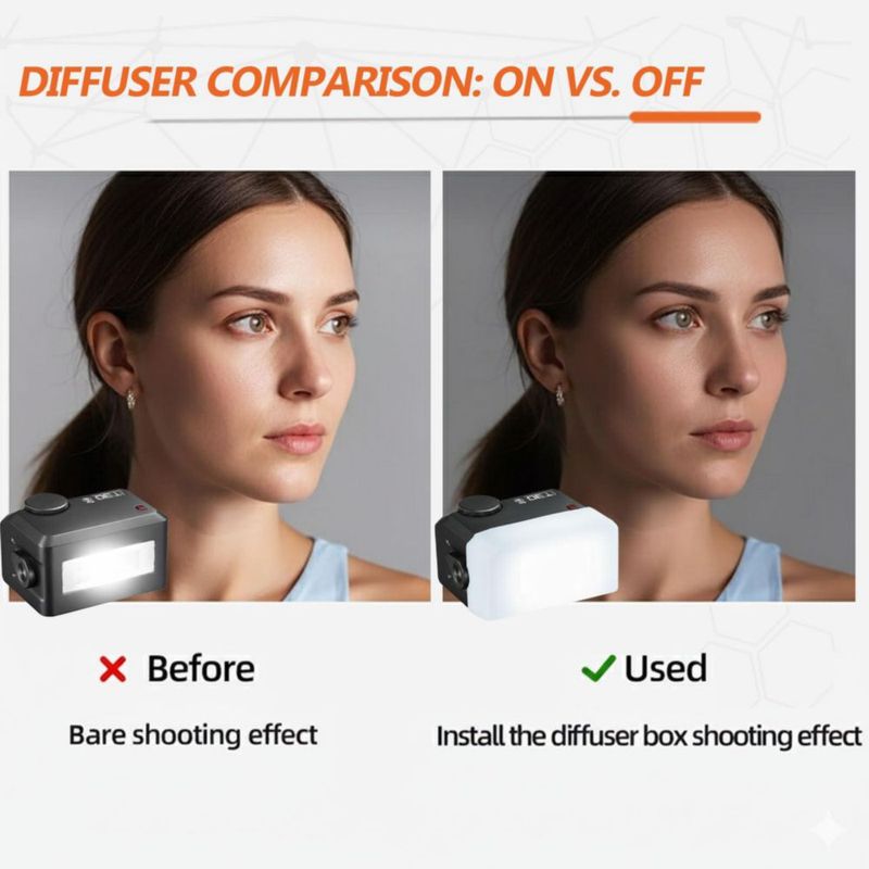 Difusor de Flash MOORDIEL IT30 Pro Iluminación Suave 2 Unidades