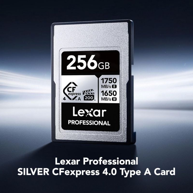 Tarjeta de memoria Lexar 256GB Professional CFexpress Type A Silver