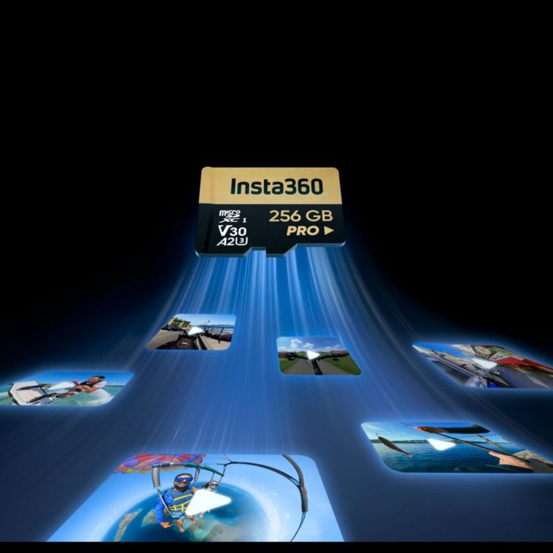 Tarjeta de memoria Insta360 PRO microSDXC 256GB V30 A2 UHS-I