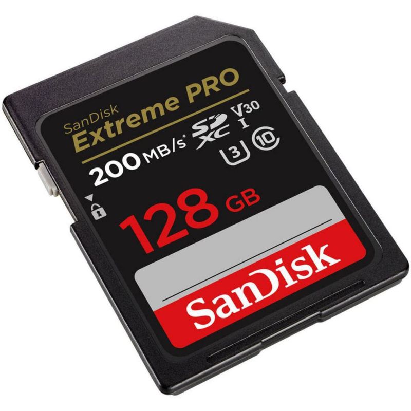 Tarjeta de memoria SanDisk Extreme PRO 128GB UHS-I U3 SDXC