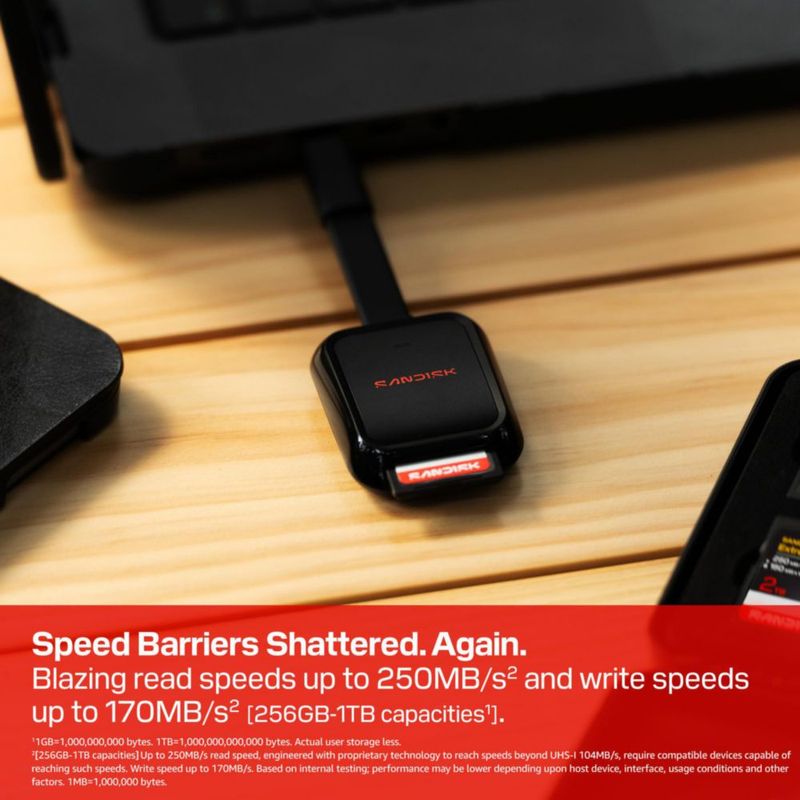 Tarjeta SD SanDisk Extreme PRO 512 GB 250 MB/s lectura 170 MB/s escritura