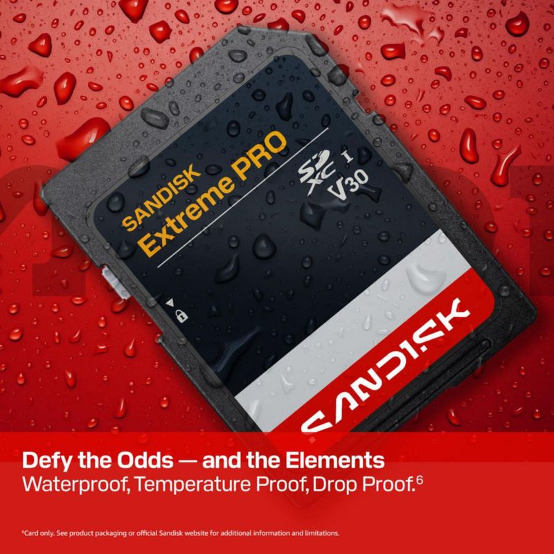 Tarjeta SD SanDisk Extreme PRO 512 GB 250 MB/s lectura 170 MB/s escritura
