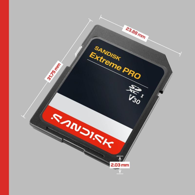 Tarjeta SD SanDisk Extreme PRO 512 GB 250 MB/s lectura 170 MB/s escritura