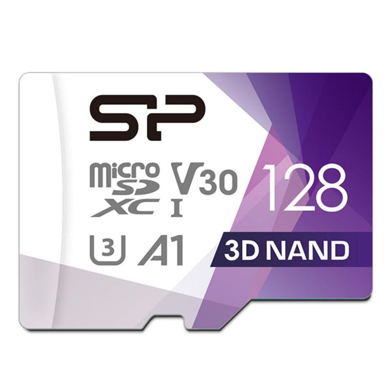 Tarjeta micro SD Silicon Power de 128 GB U3 SDXC para cámaras y drones