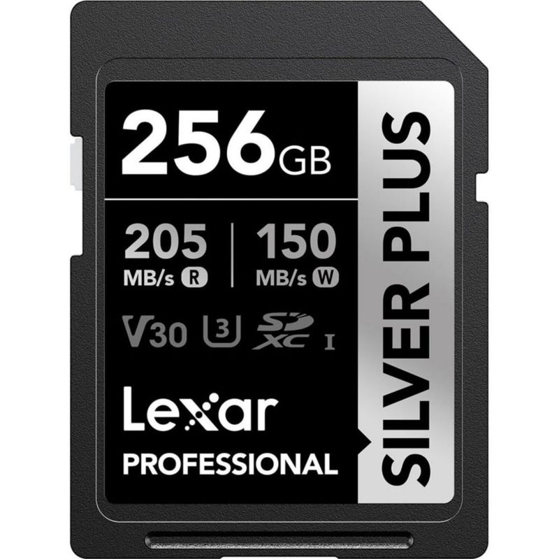 Tarjeta de memoria Lexar Silver Plus 256 GB SDXC UHS-I