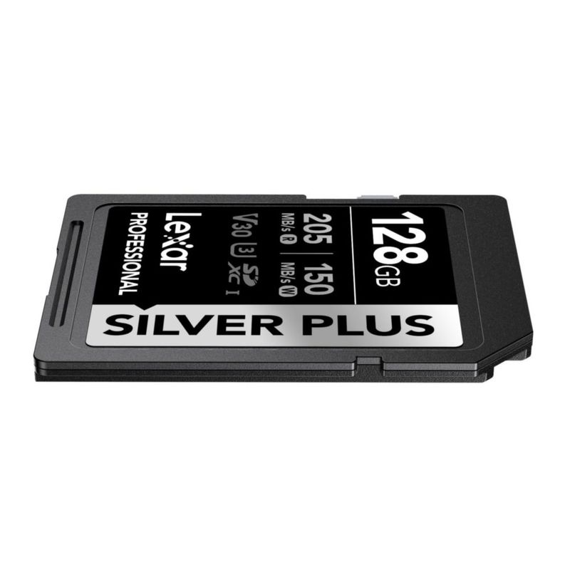 Tarjeta de memoria Lexar Professional Silver Plus SDXC UHS-I 128GB