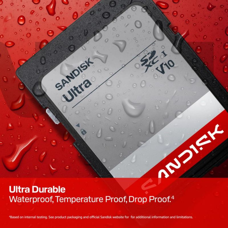 Tarjeta SD Sandisk Ultra 512 GB 195 MB/s Full HD V10 U1
