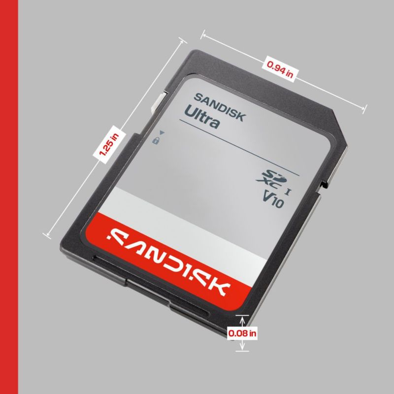 Tarjeta SD Sandisk Ultra 512 GB 195 MB/s Full HD V10 U1