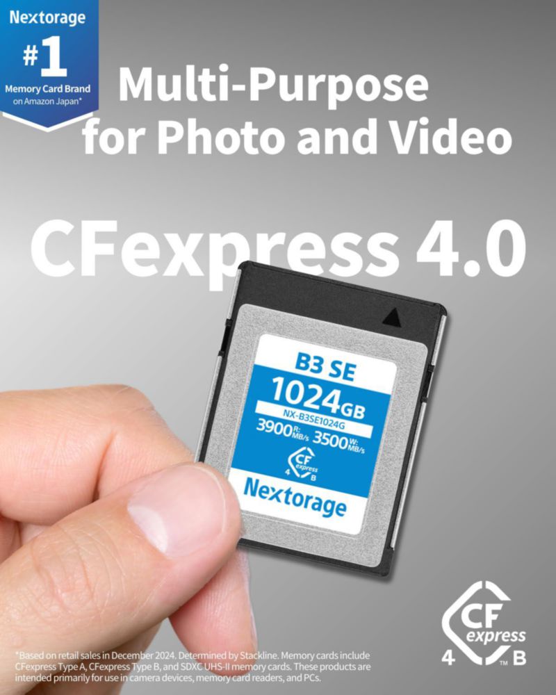 Tarjeta de Memoria Nextorage NX-B3SE512G 512 GB CFexpress 4.0