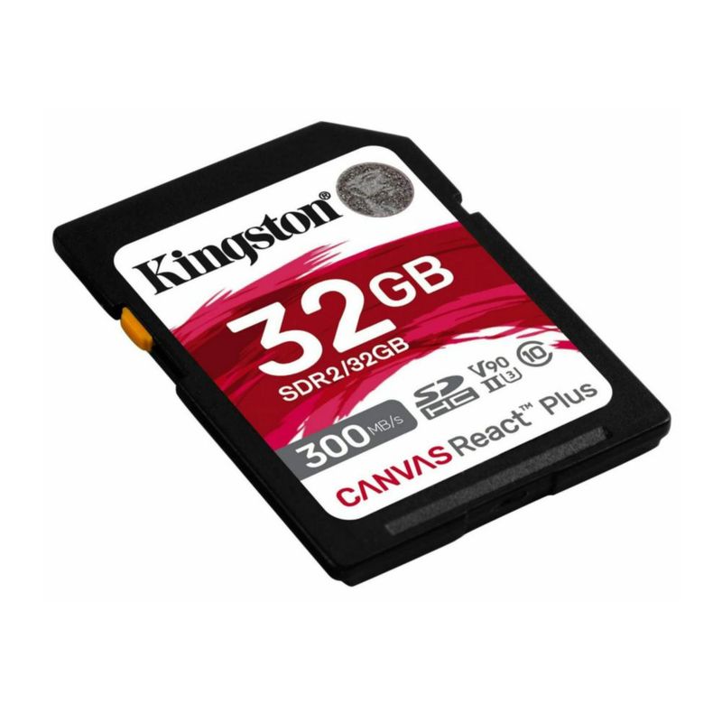 Tarjeta SD Kingston Canvas React Plus 32 GB SDHC UHS-II V90