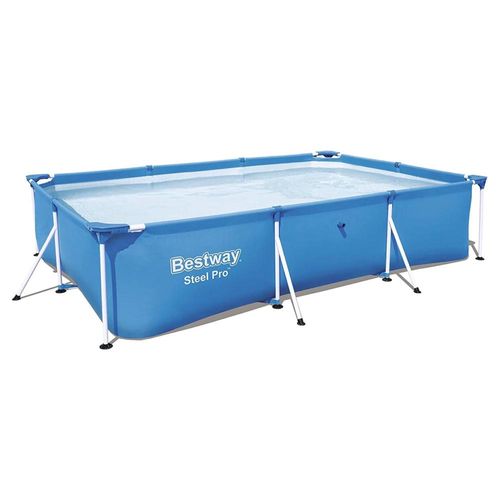 Alberca Piscina Rectangular Familiar Steel Pro 300cm Bestway