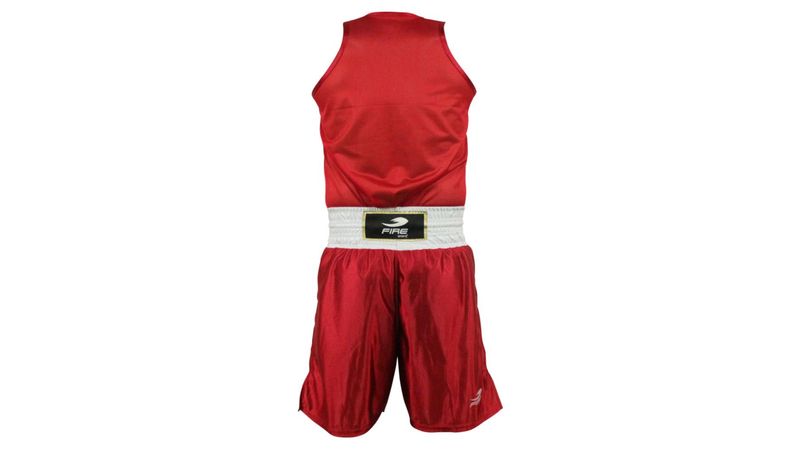 Uniforme De Boxeo Varonil Fire Sports Olímpico Talla L Color Rojo