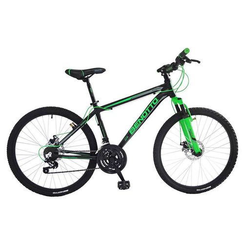 Bicicleta de Montaña Benotto XC-5000 R26 21V Negra con Verde