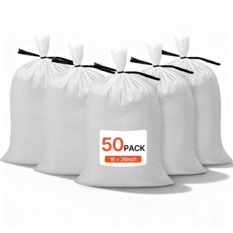 Bolsas de Arena VEVOR Paquete de 50 36x66 cm Resistente a UV 22.5 kg