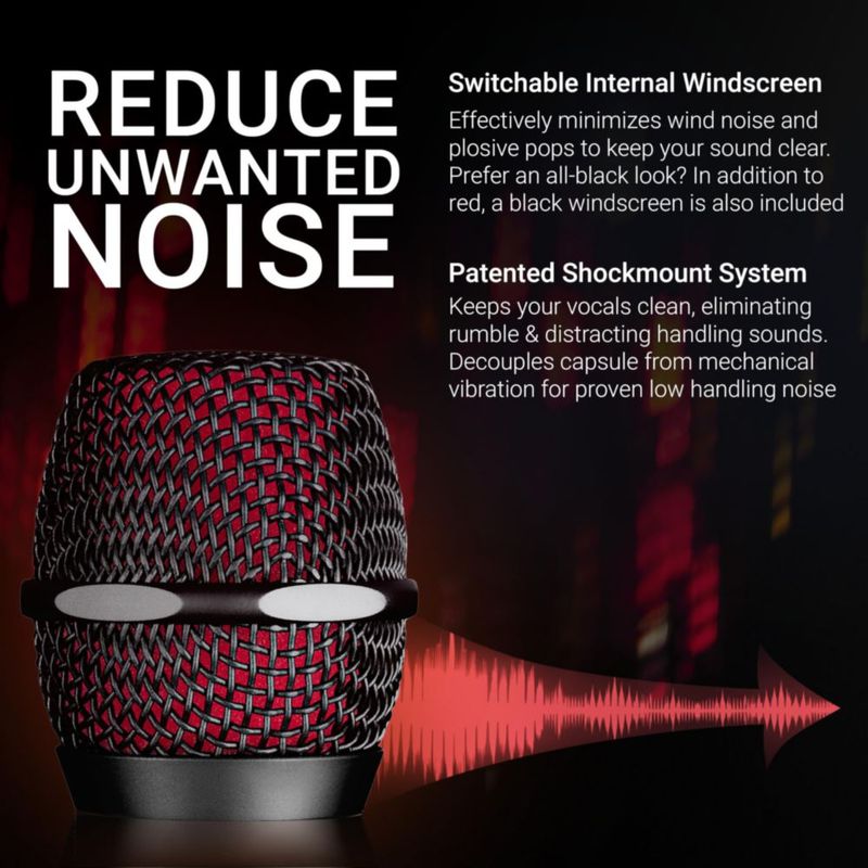 Cápsula de micrófono SE ELECTRONICS V7 X para Shure Wireless
