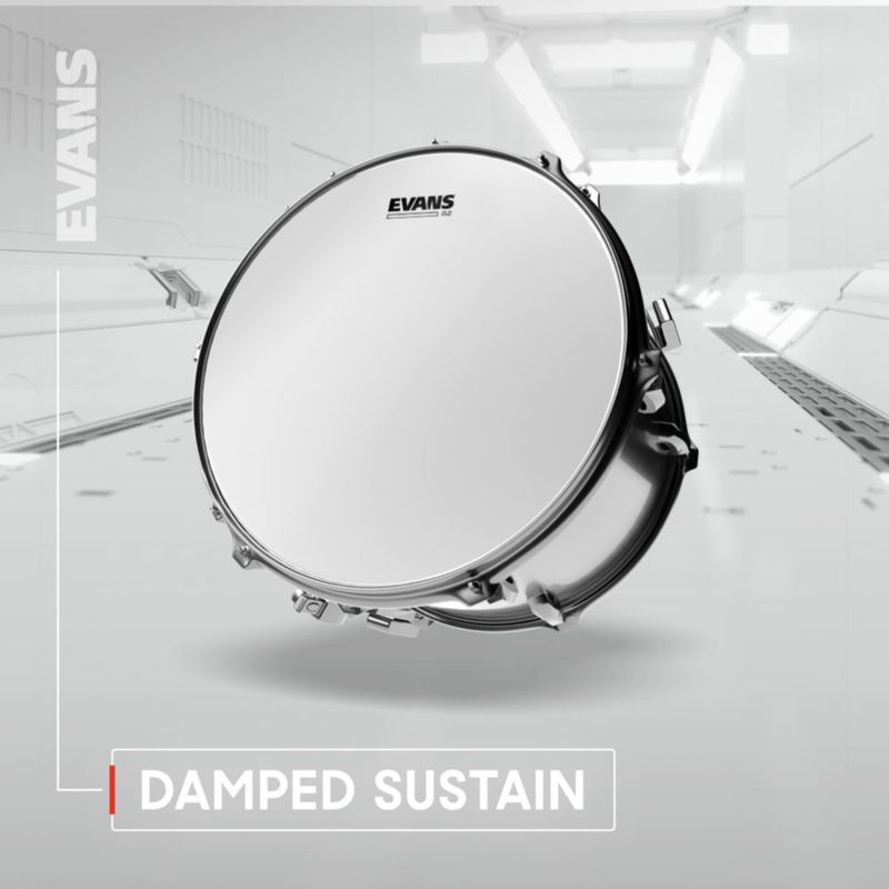Paquete Drum Heads Evans G2 transparente estándar (30 cm 33 cm 40 cm)