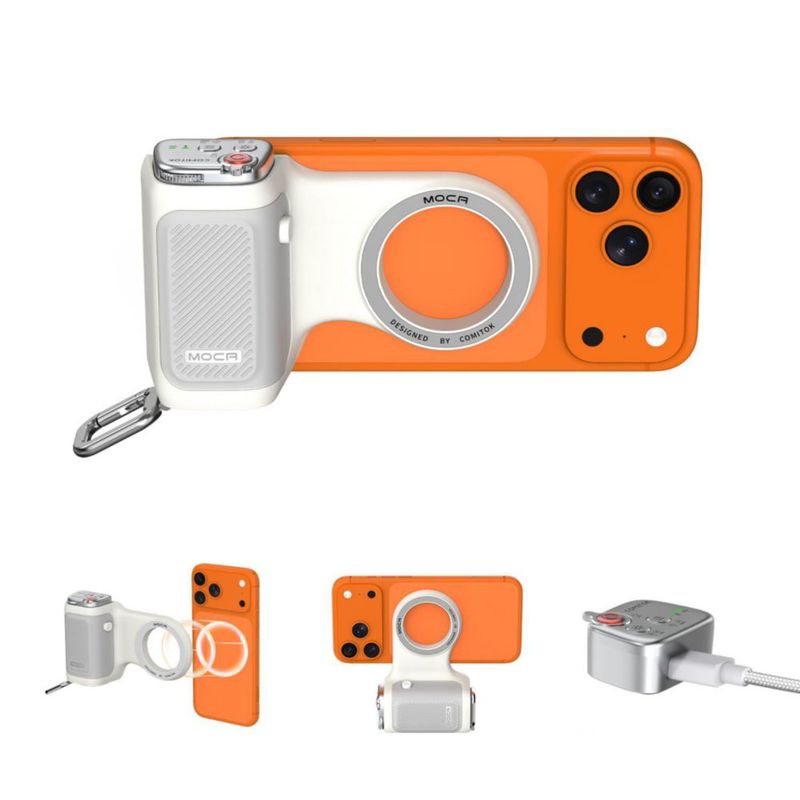 Cámara Grip COMITOK MOCA para iPhone 17 Pro con mando a distancia
