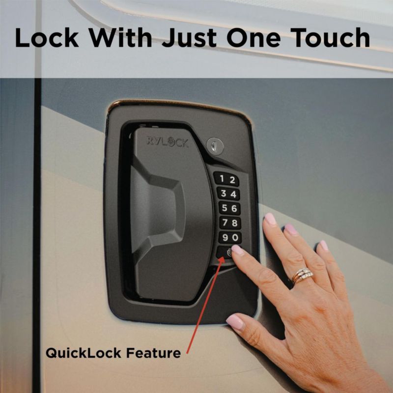 Cerradura sin llave para autocaravana RVLock Atlas para clase A/C