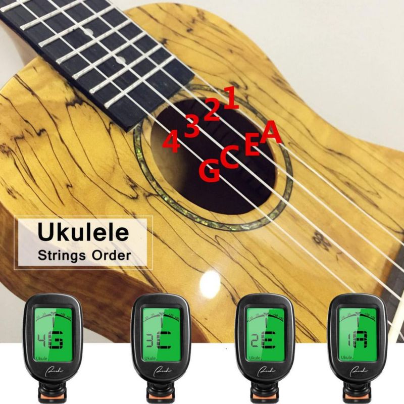 Afinador de guitarra Ranch con clip para guitarra acústica/eléctrica etc.
