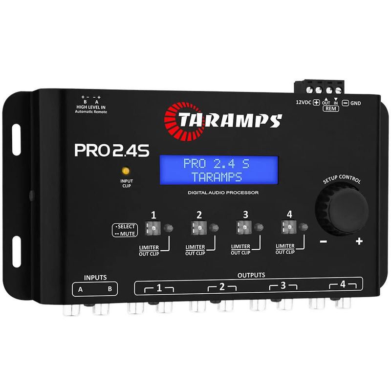 Procesador de señal y ecualizador Taramps Pro 2.4S DSP Crossover